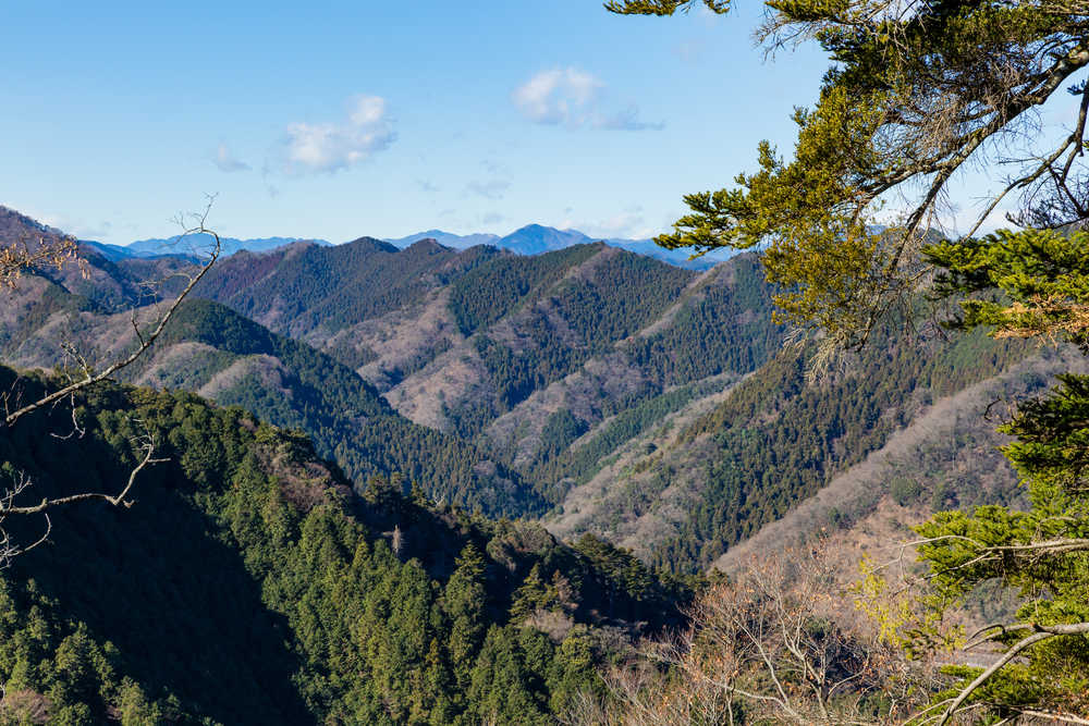 Vue sur le mont Takao