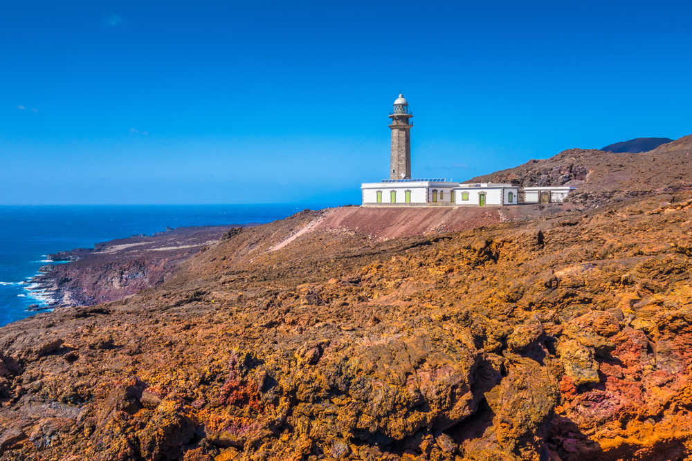 Vue sur le phare de la PUNTA D'ORCHILLA à El Hierro aux Canaries