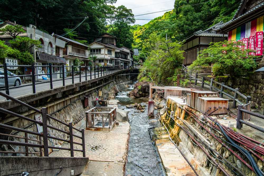 Yunomine Onsen village