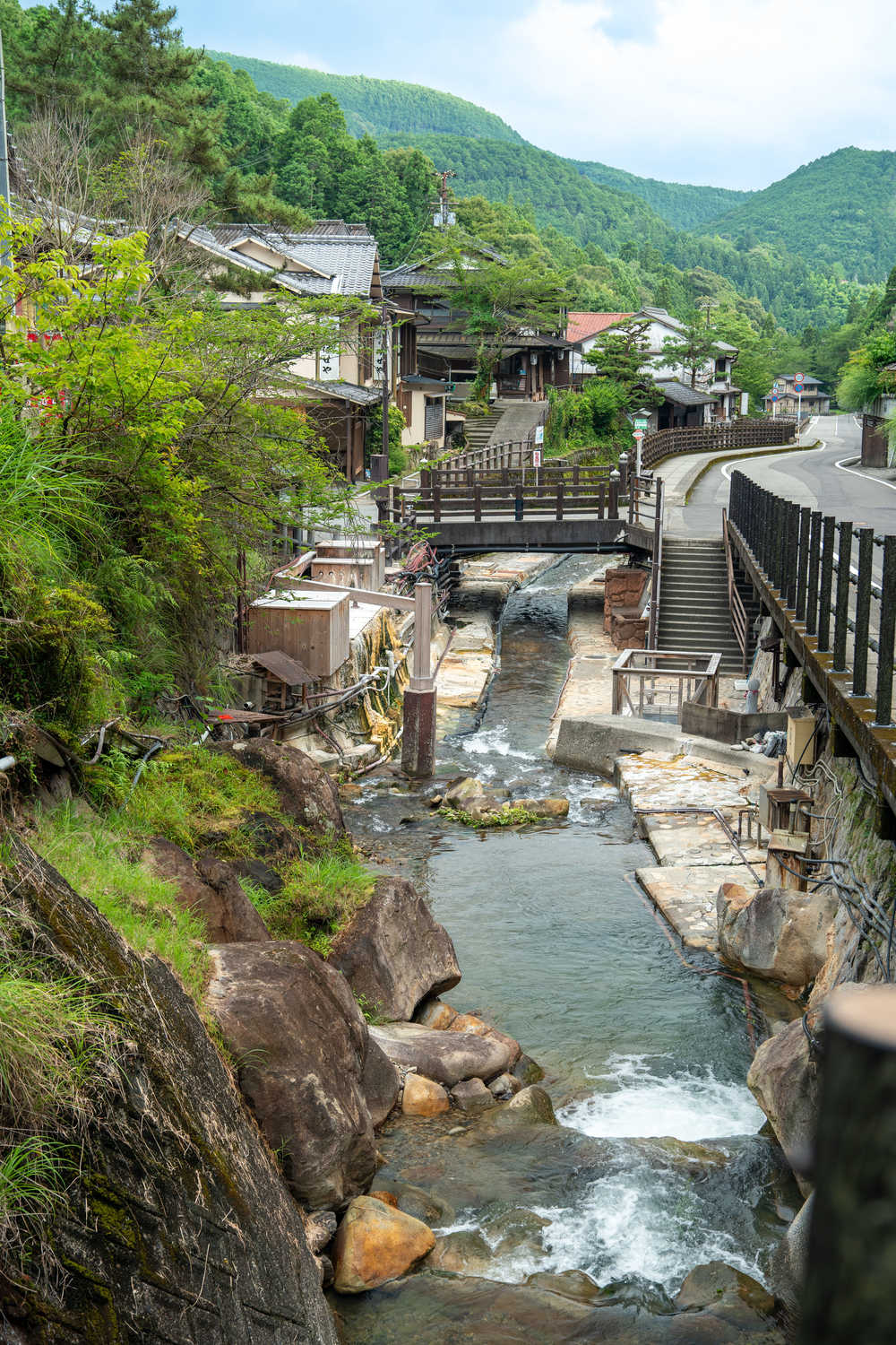 Yunomine Onsen village