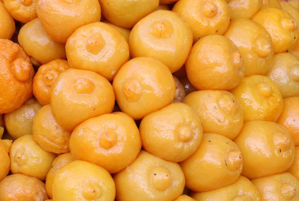 Citrons confits souk Maroc