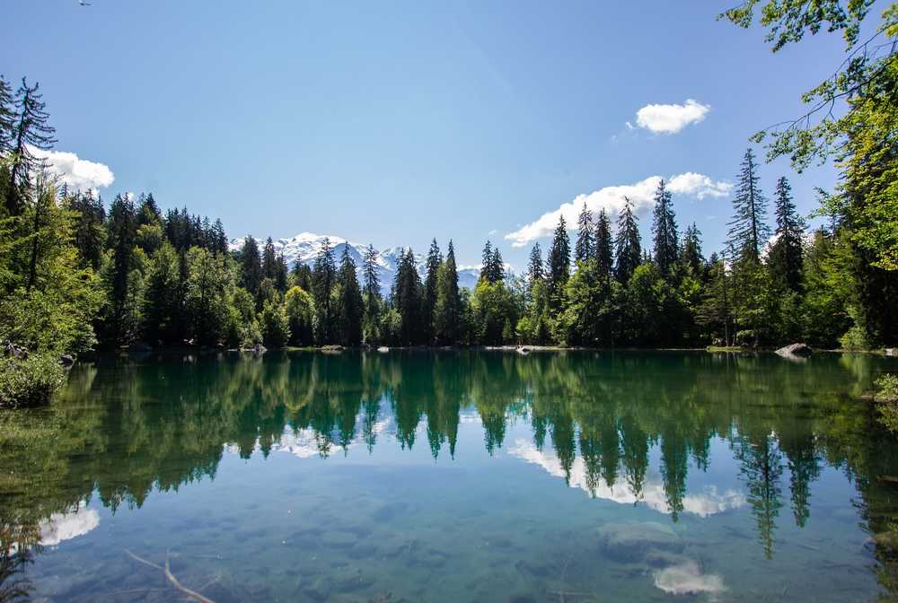 Lac de la région du Mont Blanc