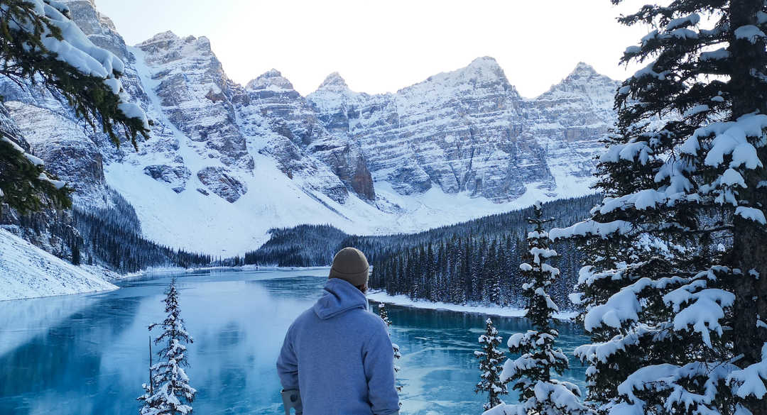 Dans les rocheuses canadiennes l'hiver - © Wilhelm Thibault Dans les rocheuses canadiennes l'hiver