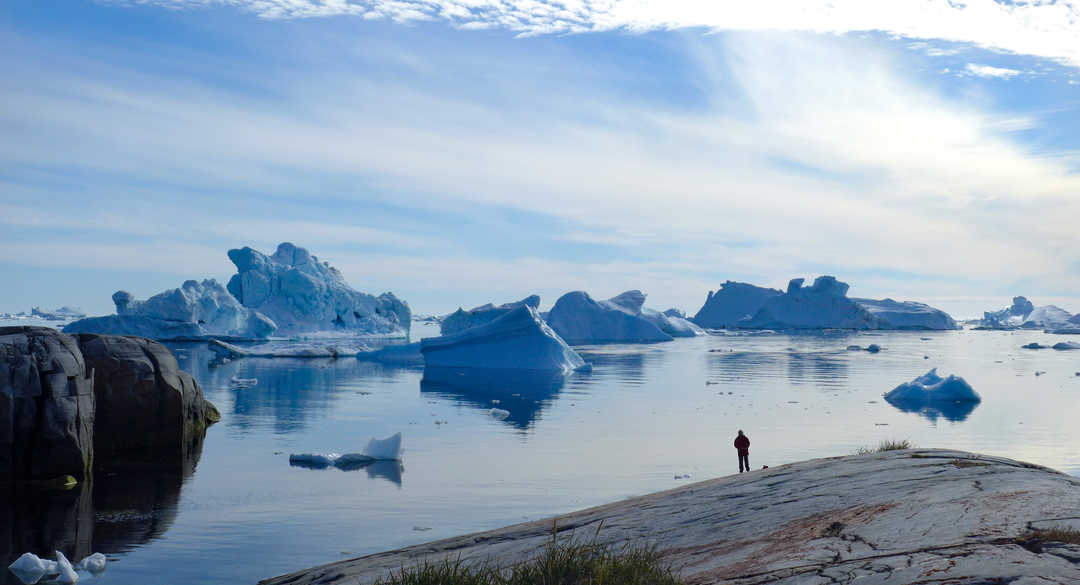 Vue sur la baie de Disko, Groenland - © Guillôme Alisson Vue sur la baie de Disko, Groenland