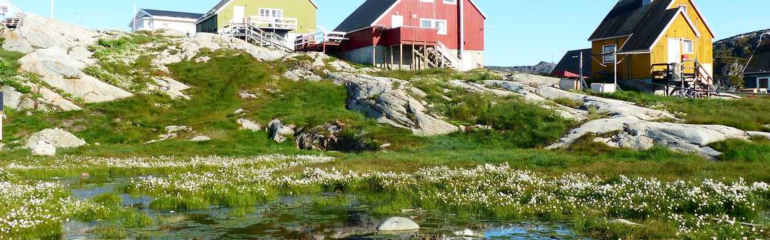 Ilulissat, maisons colorés du Groenland