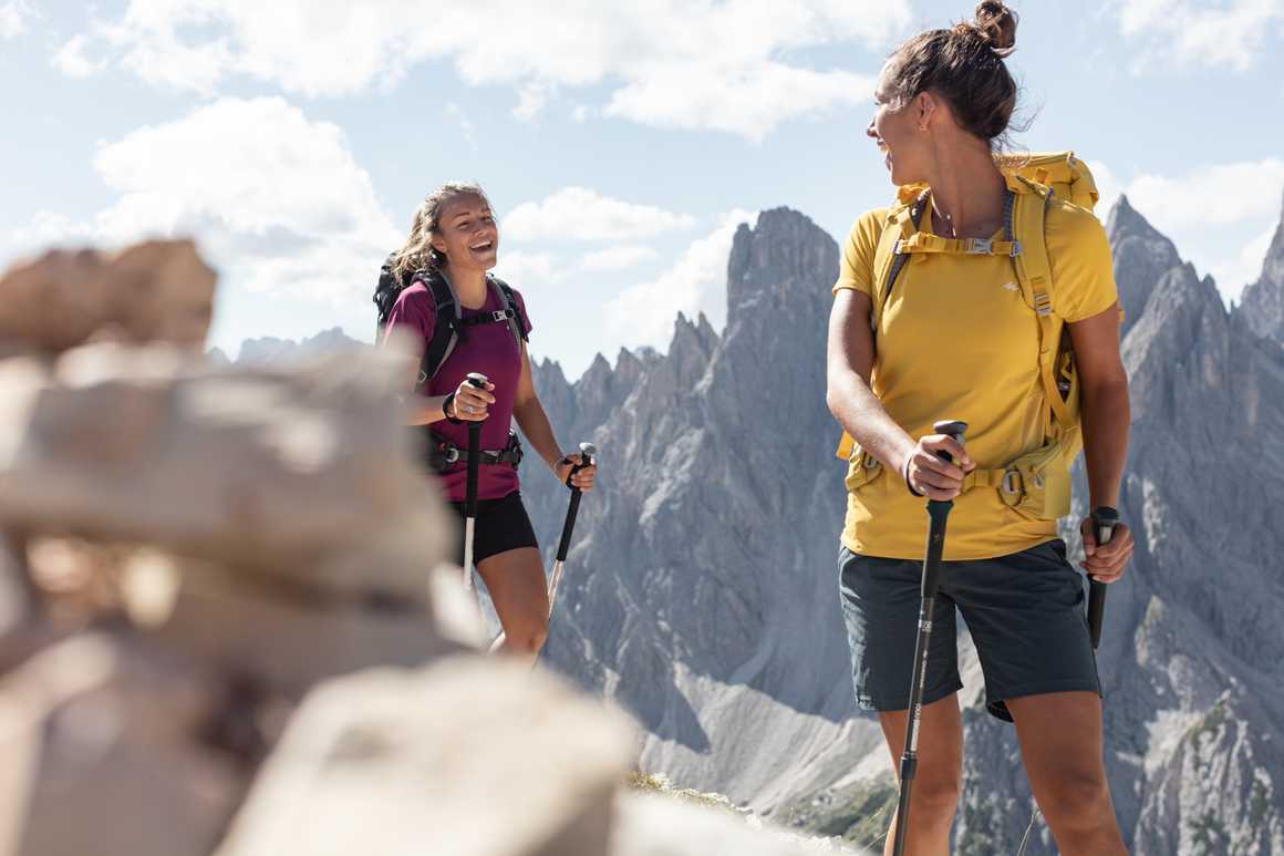 Randonneurs dans les Dolomites