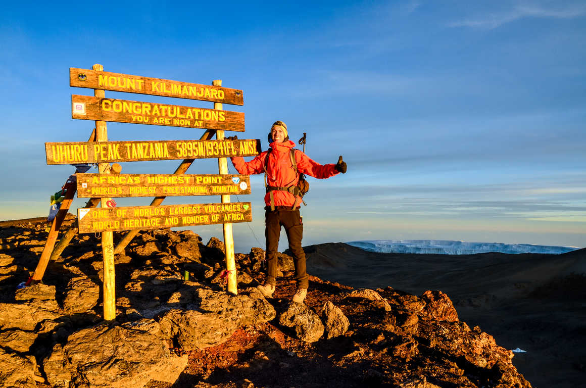 Sommet du pic Uhuru Mont Kilimandjaro
