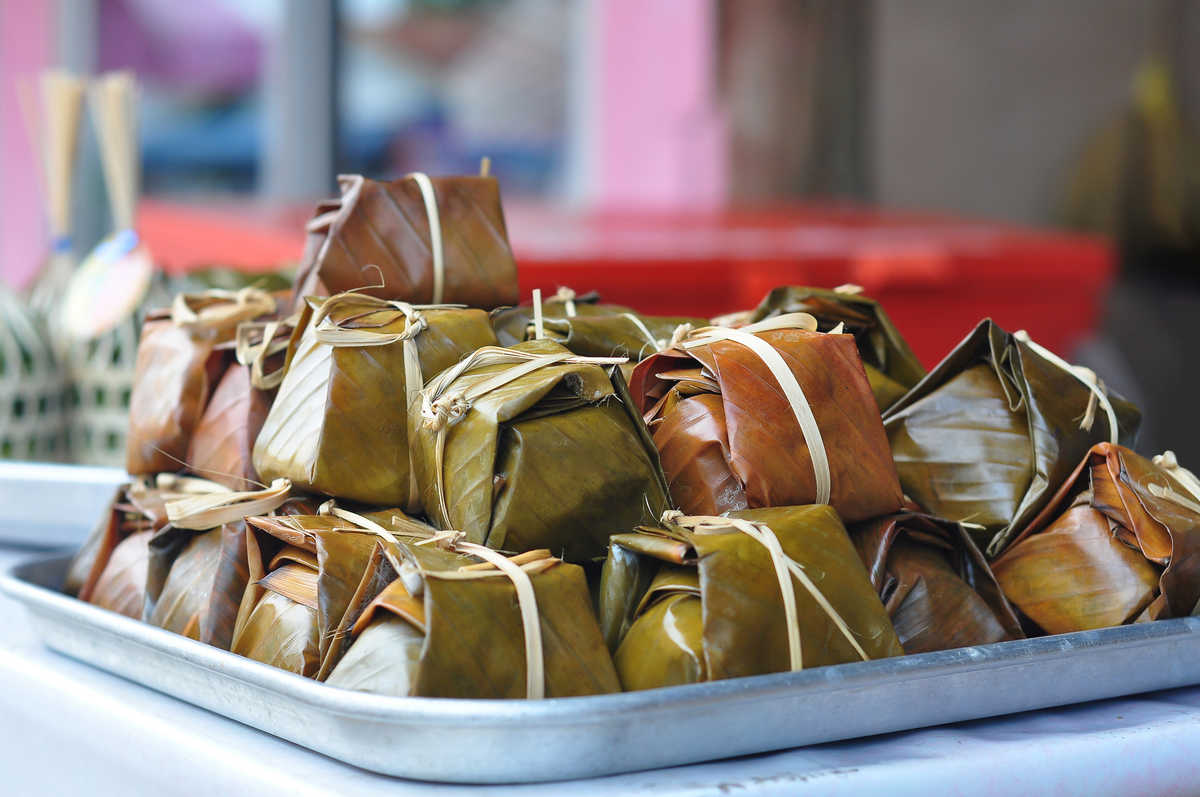 Banh Chung, gâteaux de riz gluant du vietnam