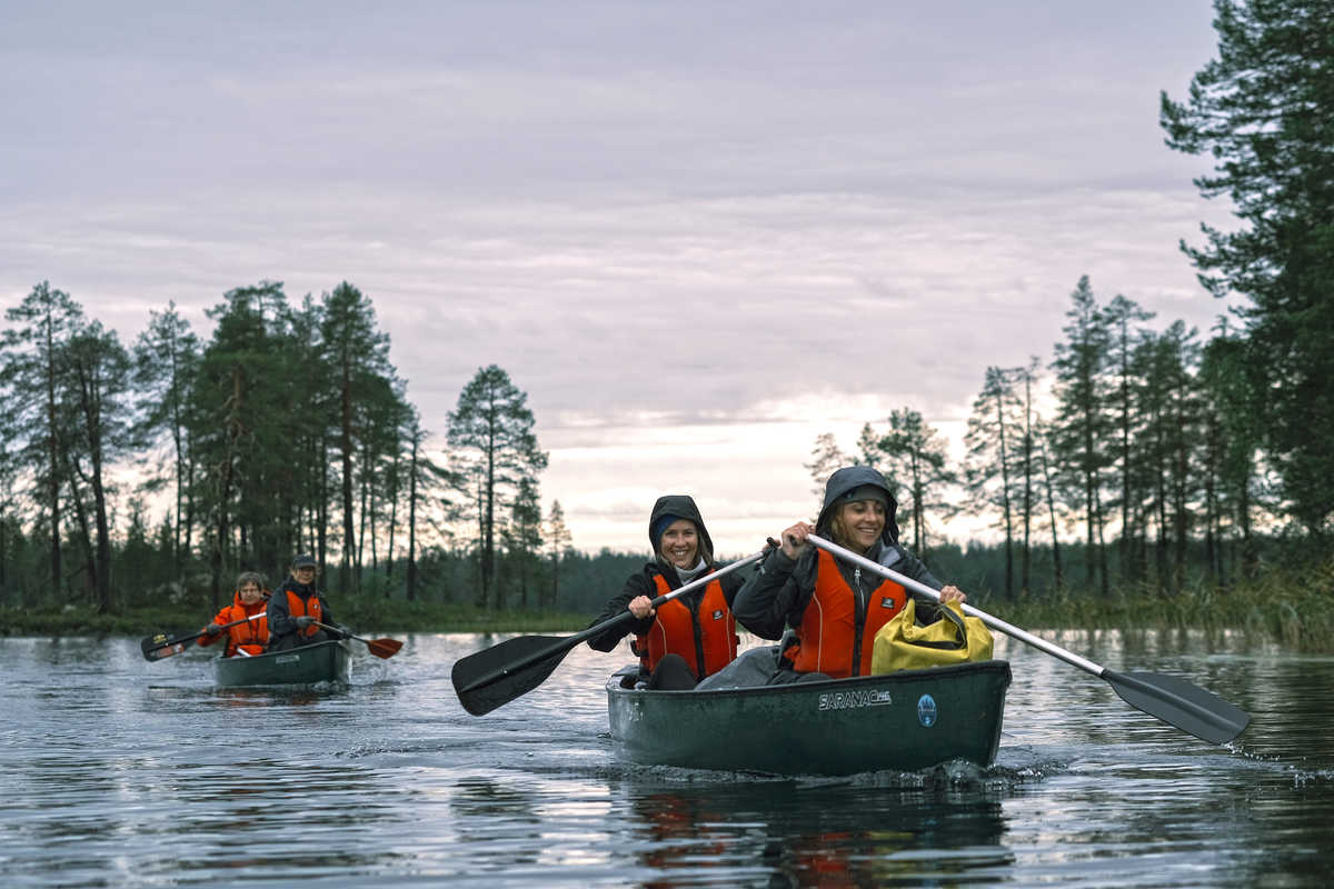 Canoë en Finlande