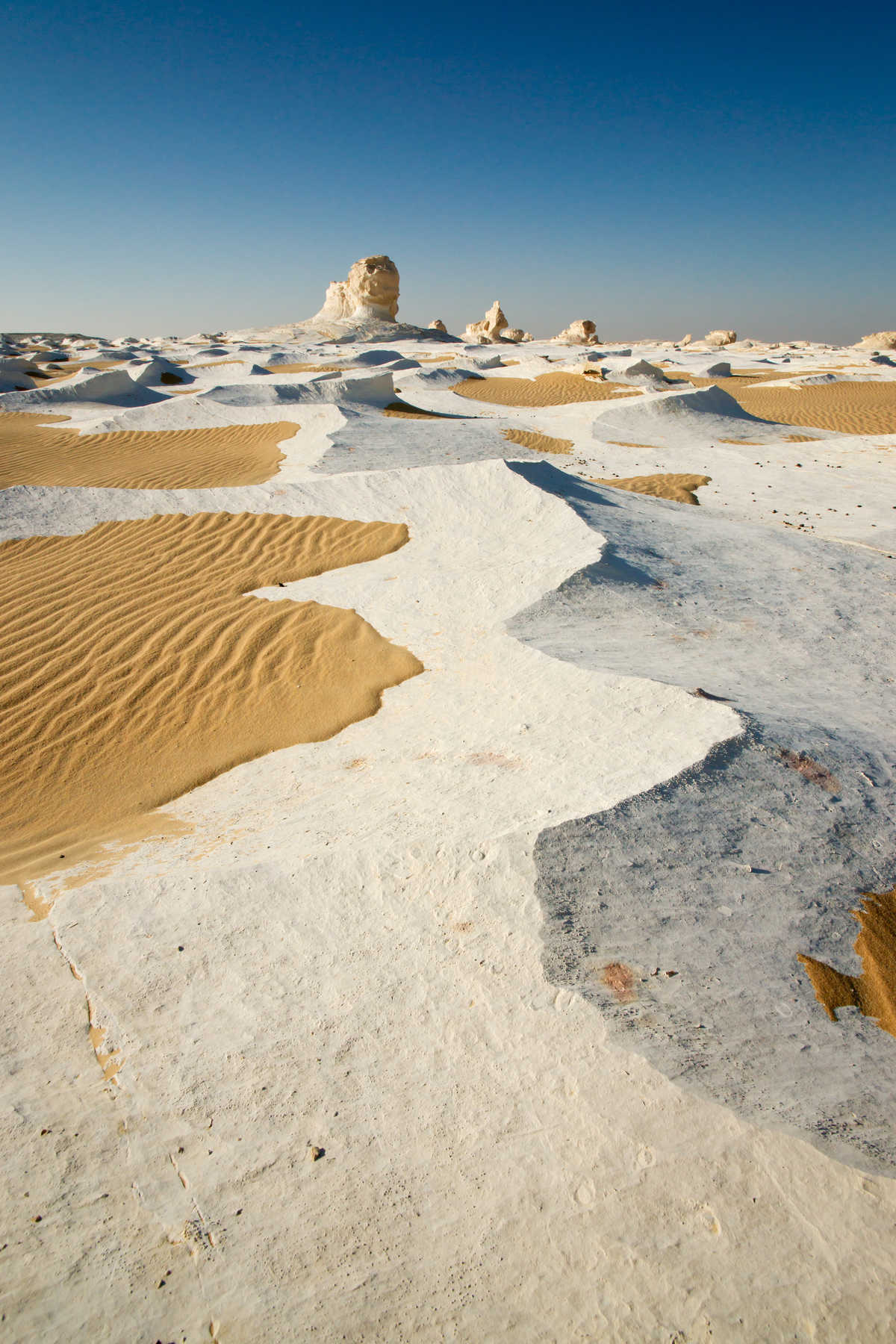 Désert blanc en Egypte