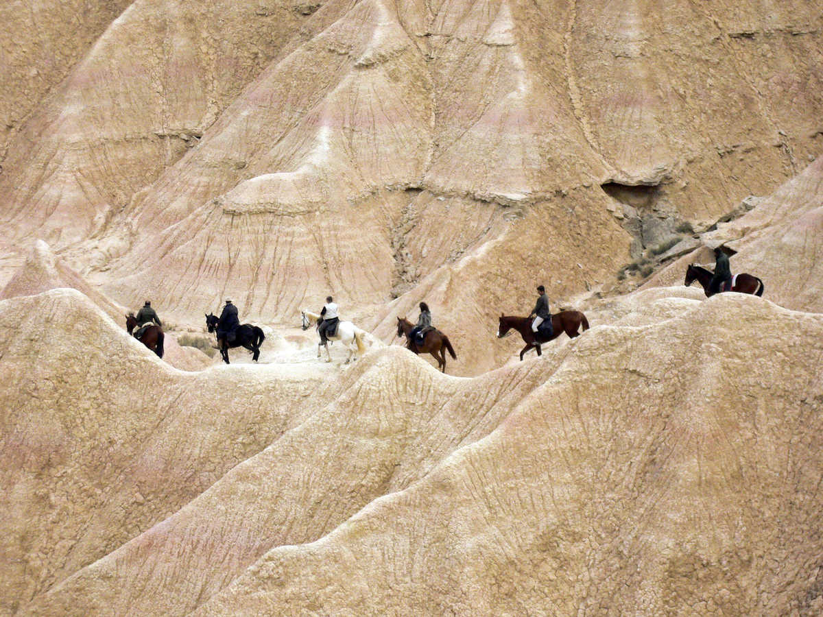 désert des Bardenas à cheval