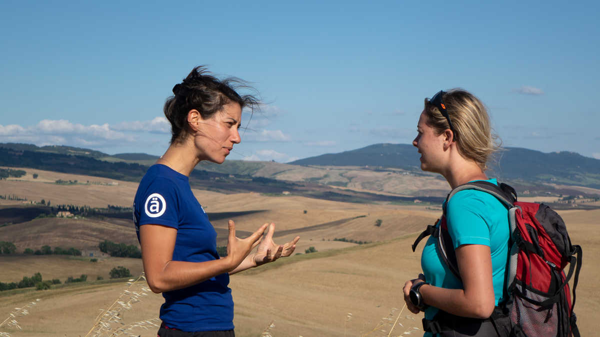 Explication de la guide en Toscane, Italie