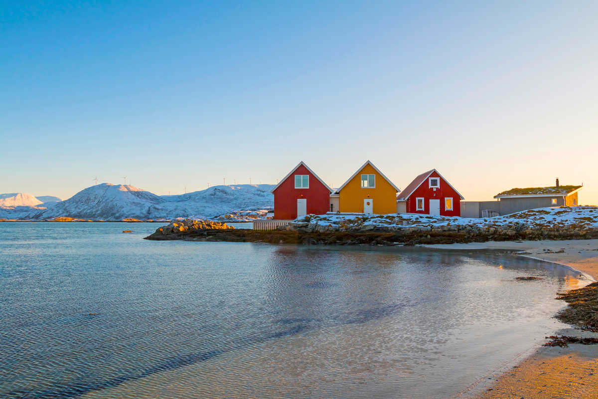 Fjord de Tromso, Norvège