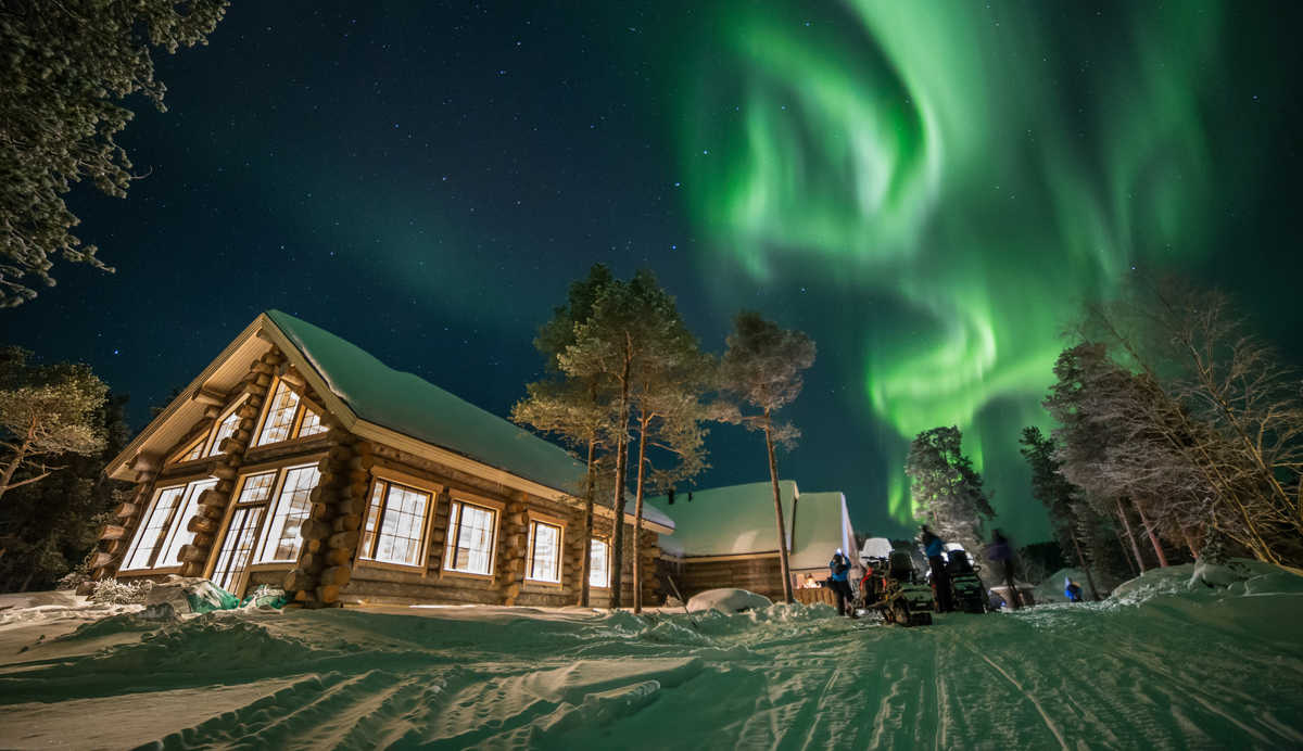 hébergement Finlande en hiver