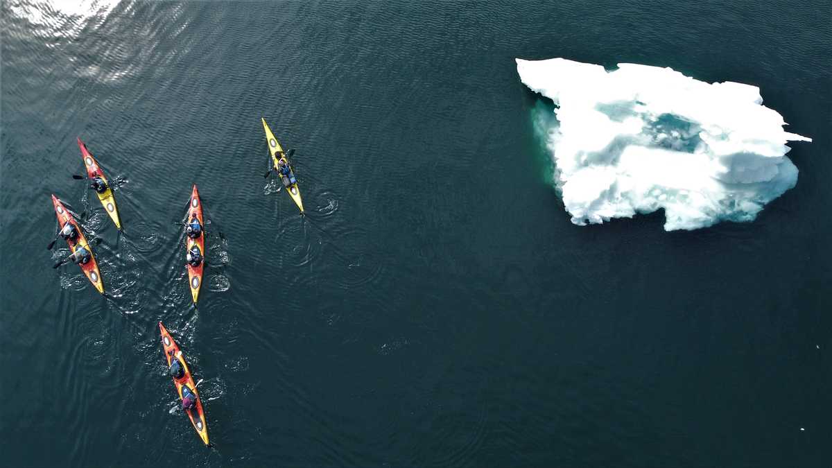 Kayak au Groenland