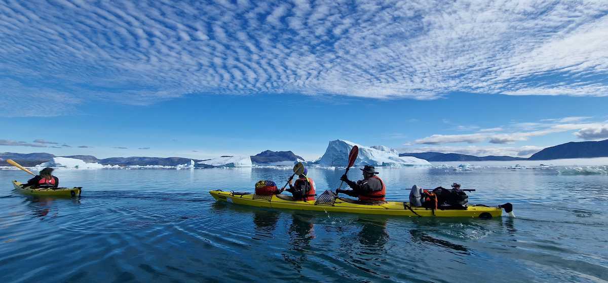 kayak au Groenland