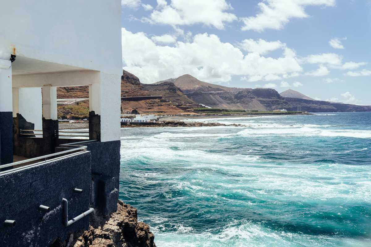 Maison sur la côte atlantique de la Palma, îles Canaries