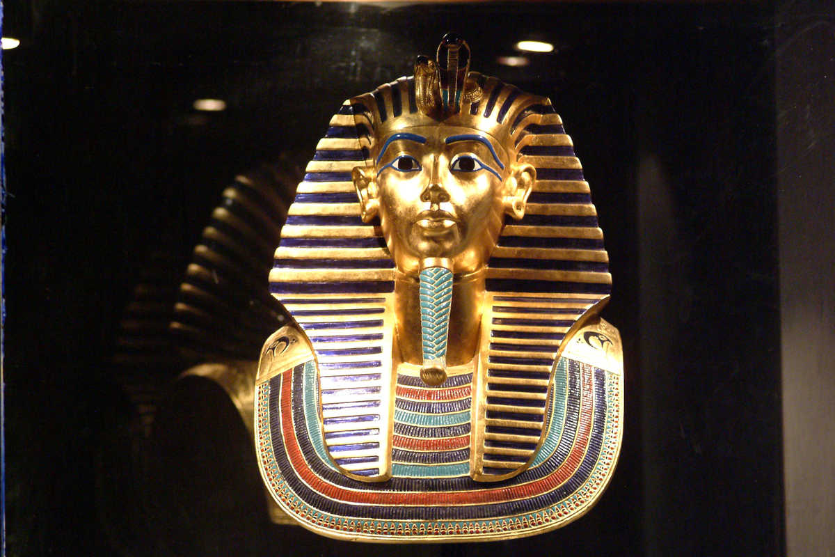 masque de Toutankhamon, musée égyptien, Egypte