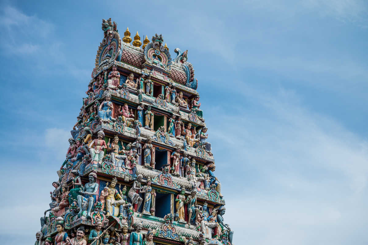 Meenakshi temple coloré Inde