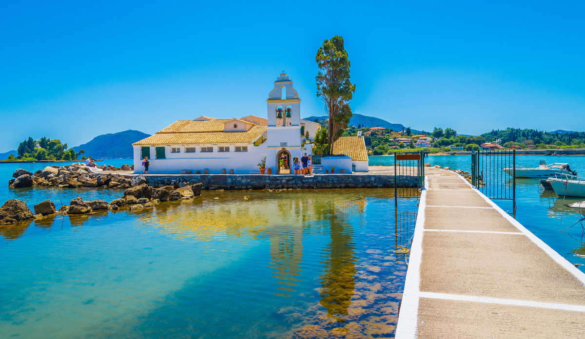 Monastère de Vlacherna, Corfou, Grèce