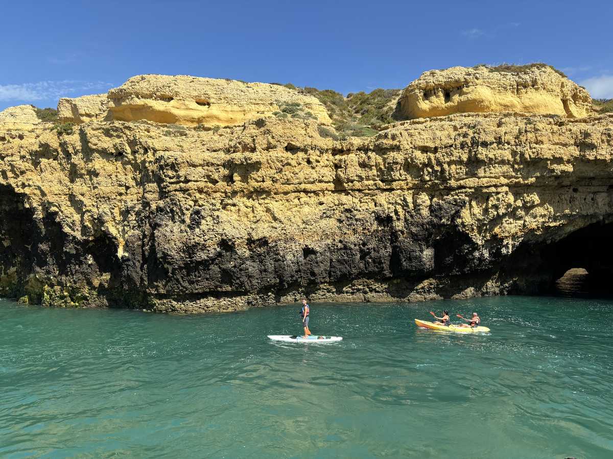 Paddle dans l'Algarve au Portugal
