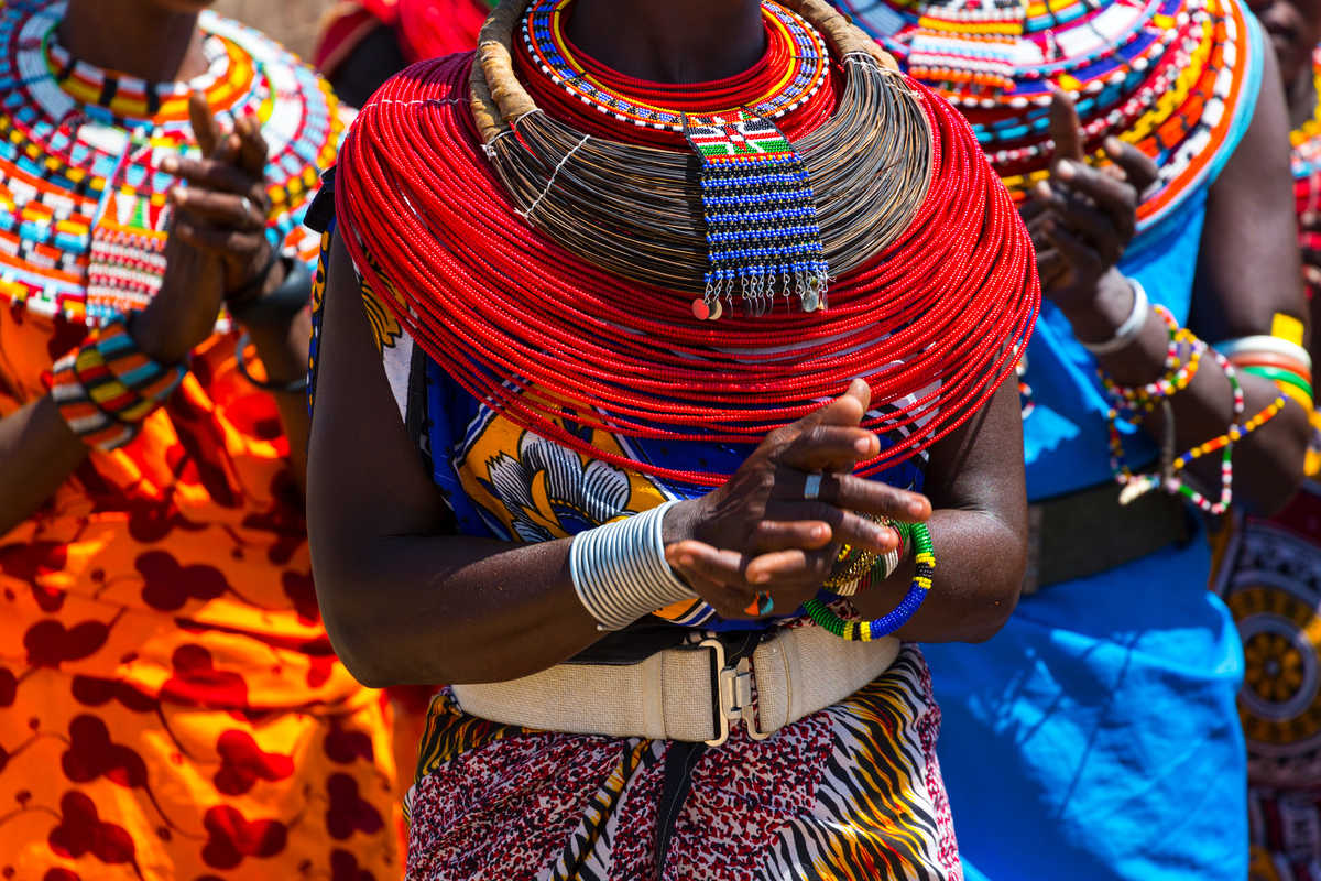 Parure des Masai en Tanzanie