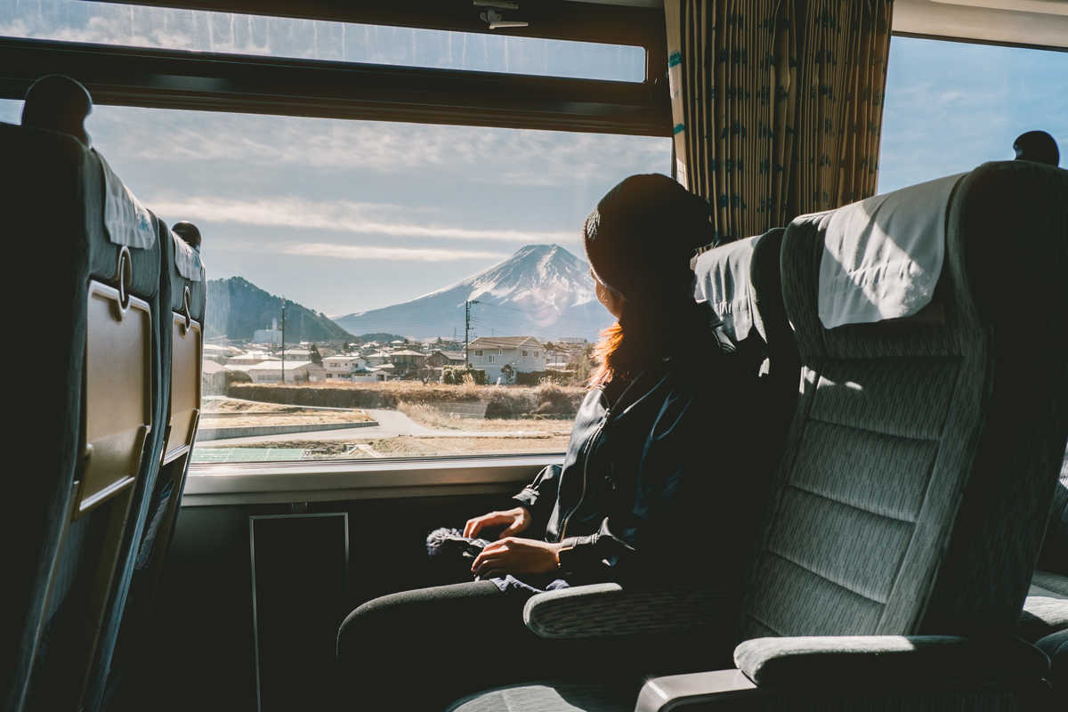 Passager du Shinkansen, Japon © Adobestock Passager du Shinkansen, Japon