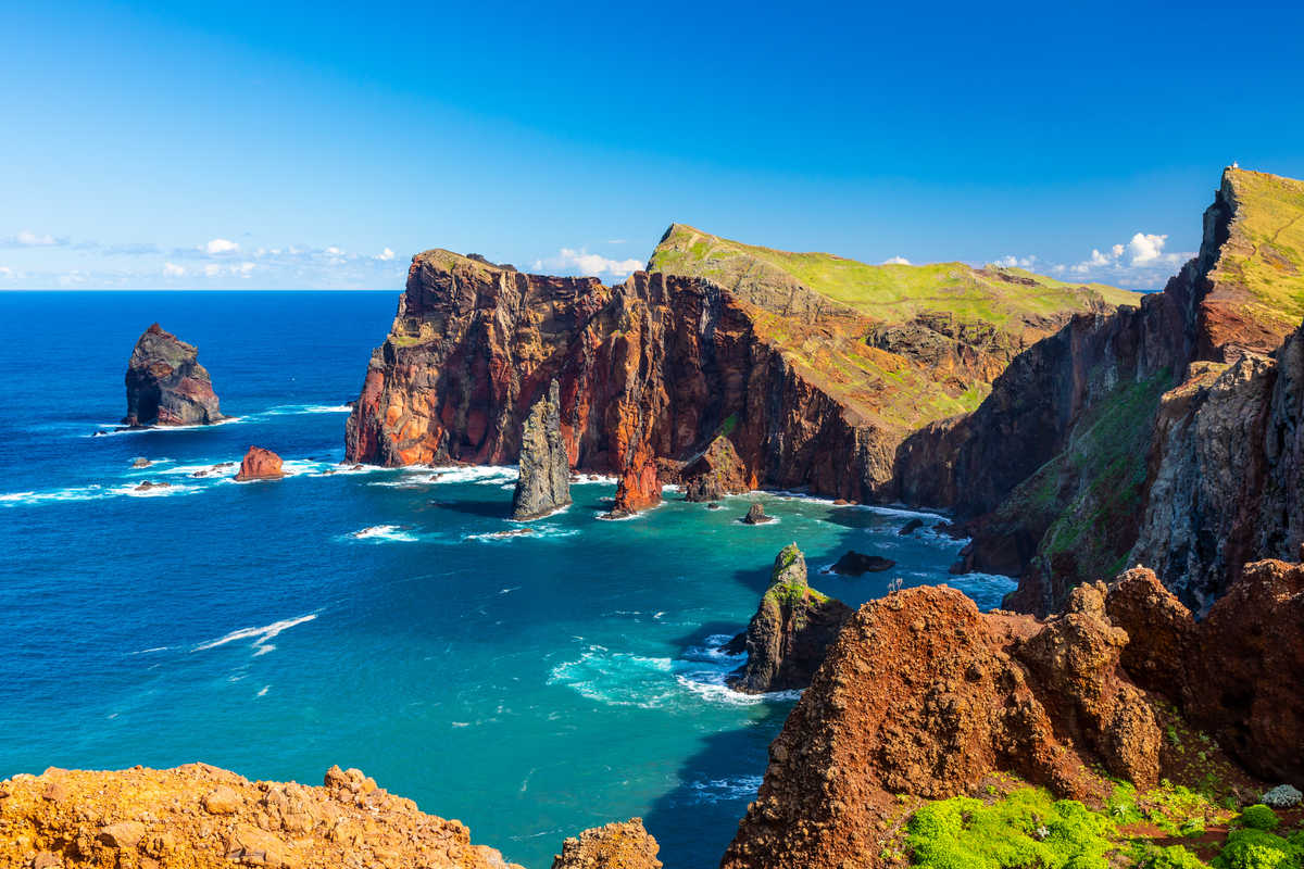Paysage avec Ponta de Sao Lourenco, île de Madère, Portugal
