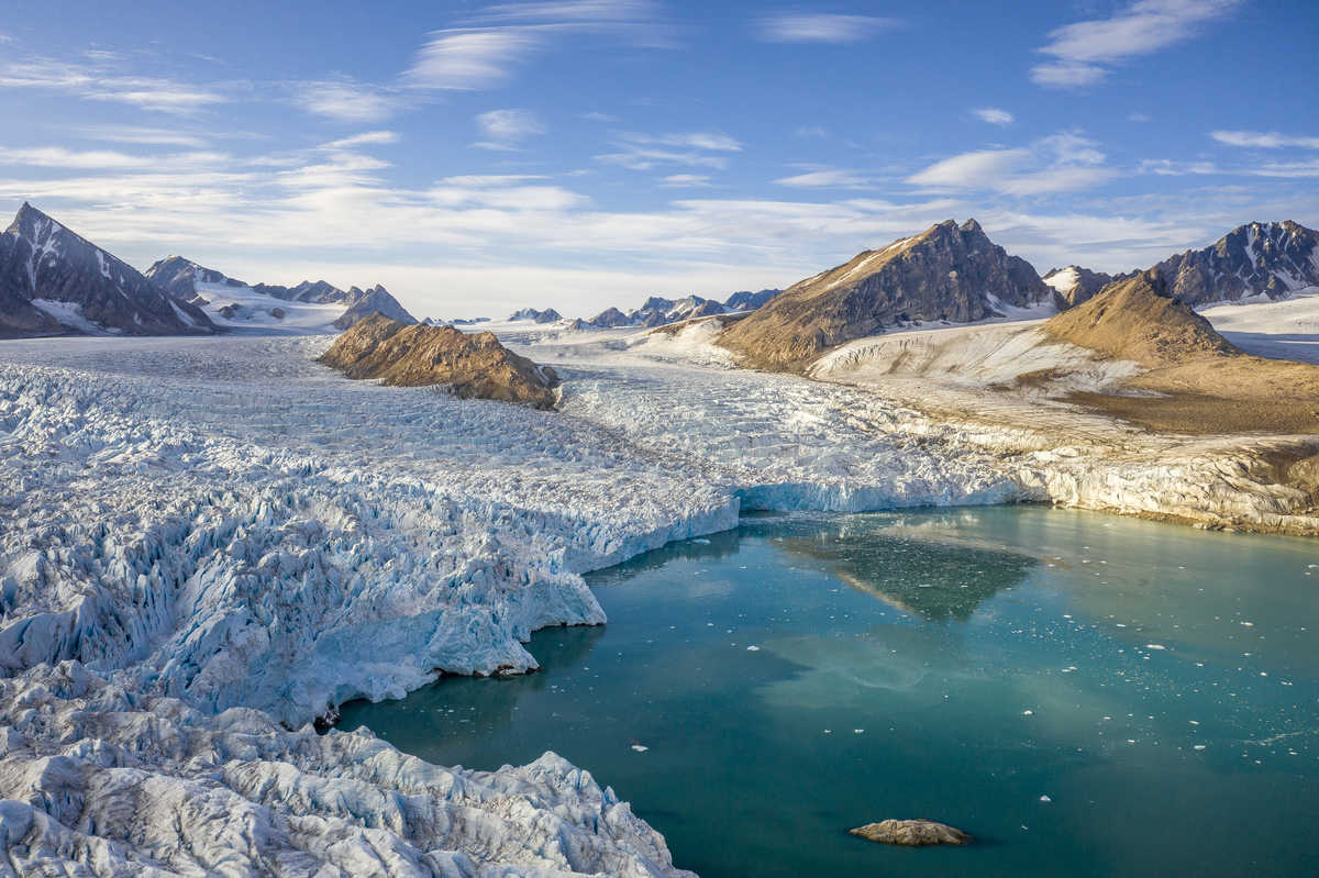 Paysage glaciaire du Spitzberg © @7C Florian Ledoux Paysage glaciaire du Spitzberg