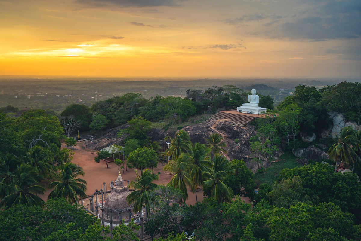 Paysages aux alentours de ANURADHAPURA au Sri Lanka