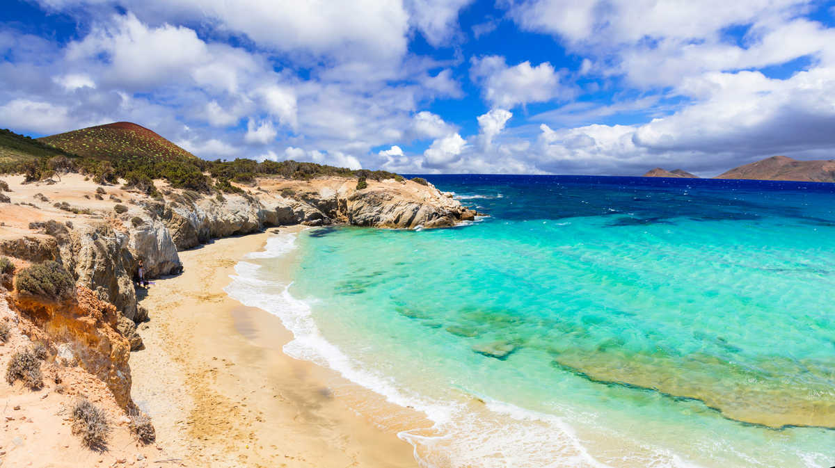 Plage à Naxos, Grèce