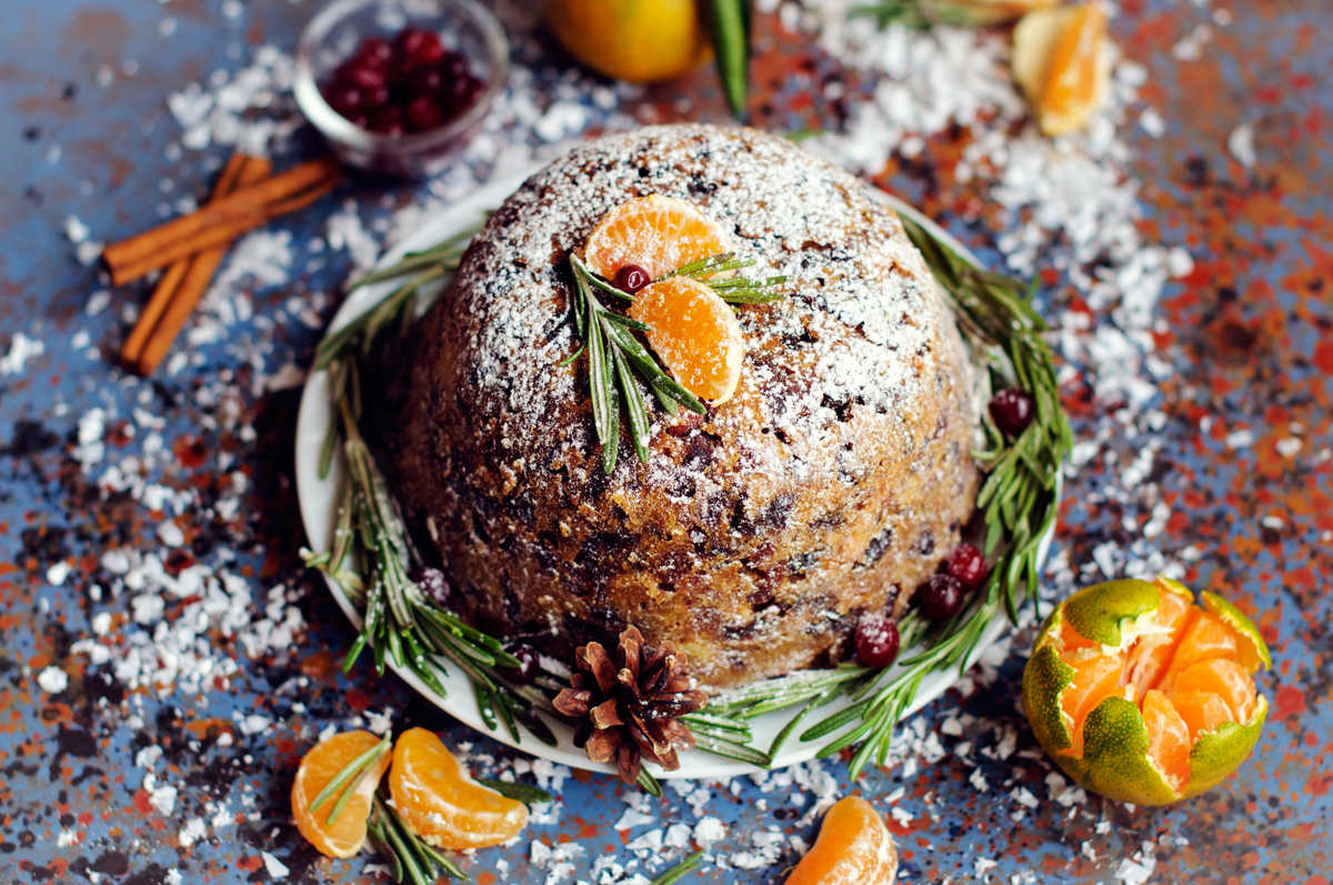 Plum pudding au Brandy, spécialité irlandaise de Noël