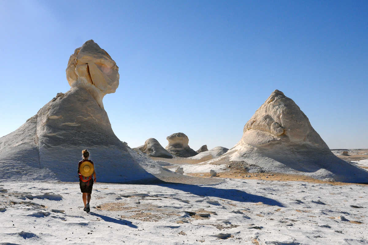 Randonnée dans le Désert blanc