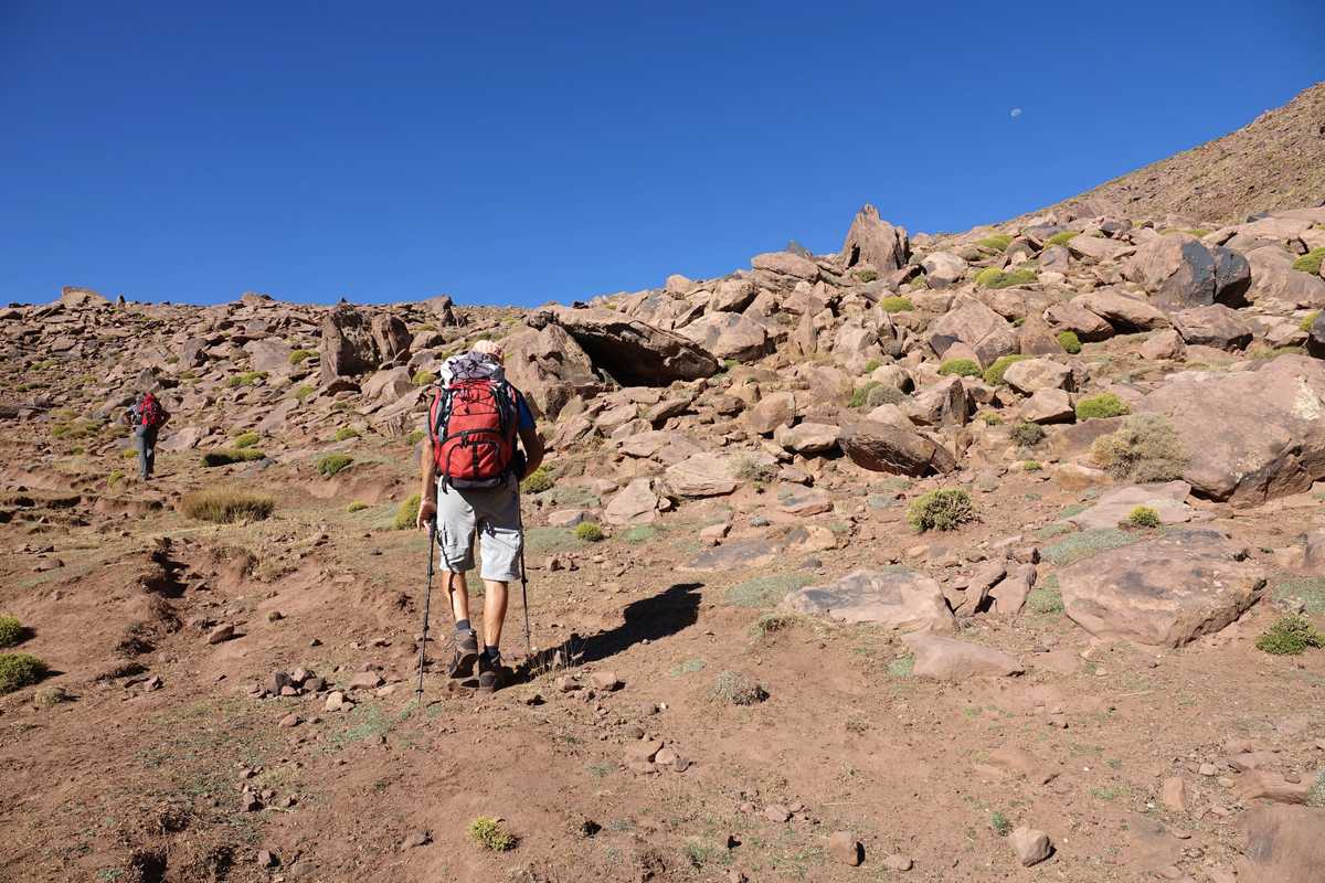 Randonnée dans le haut atlas, Maroc