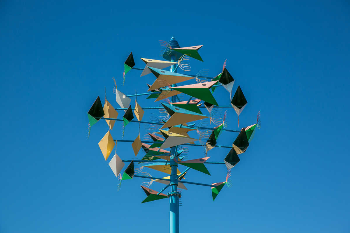 Sculpture Rotanda del Robalo par Cesar Manrique , Lanzarote