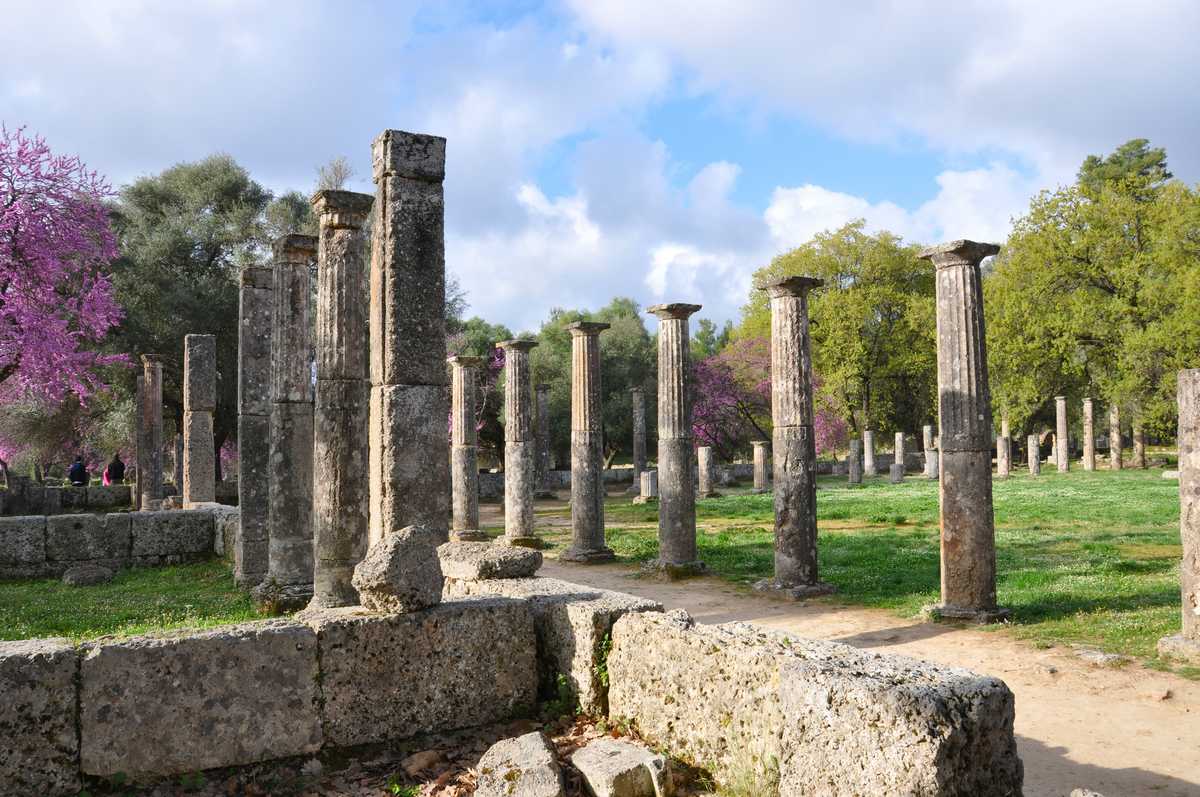 Site antique d'Olympie en Grèce