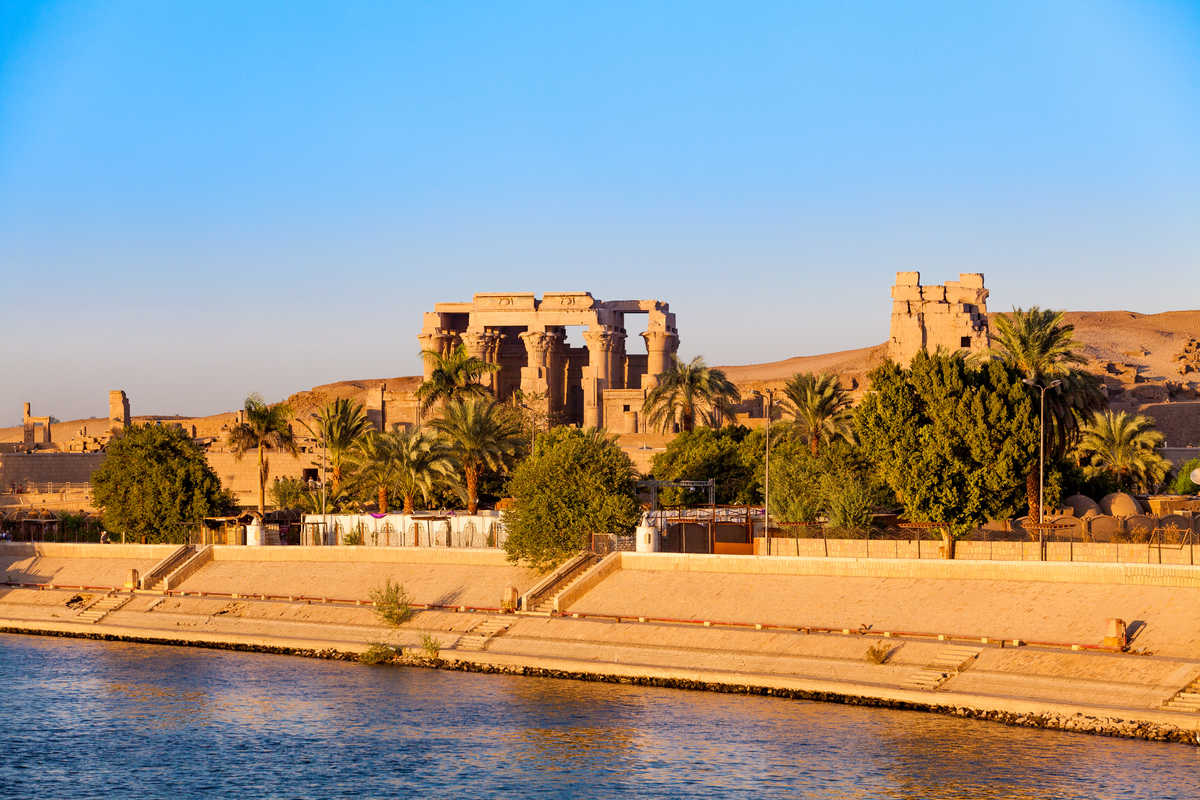 Temple Kom Ombo sur le bord du Nil