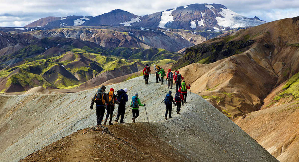 Trek du Laugavegur en Islande à Landmmanalaugar