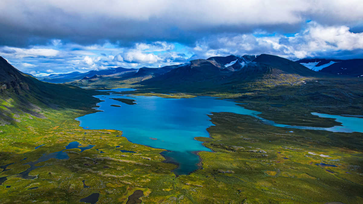 Trek Kungsleden été Wangkun / Fjällräven / imagebank.sweden.se