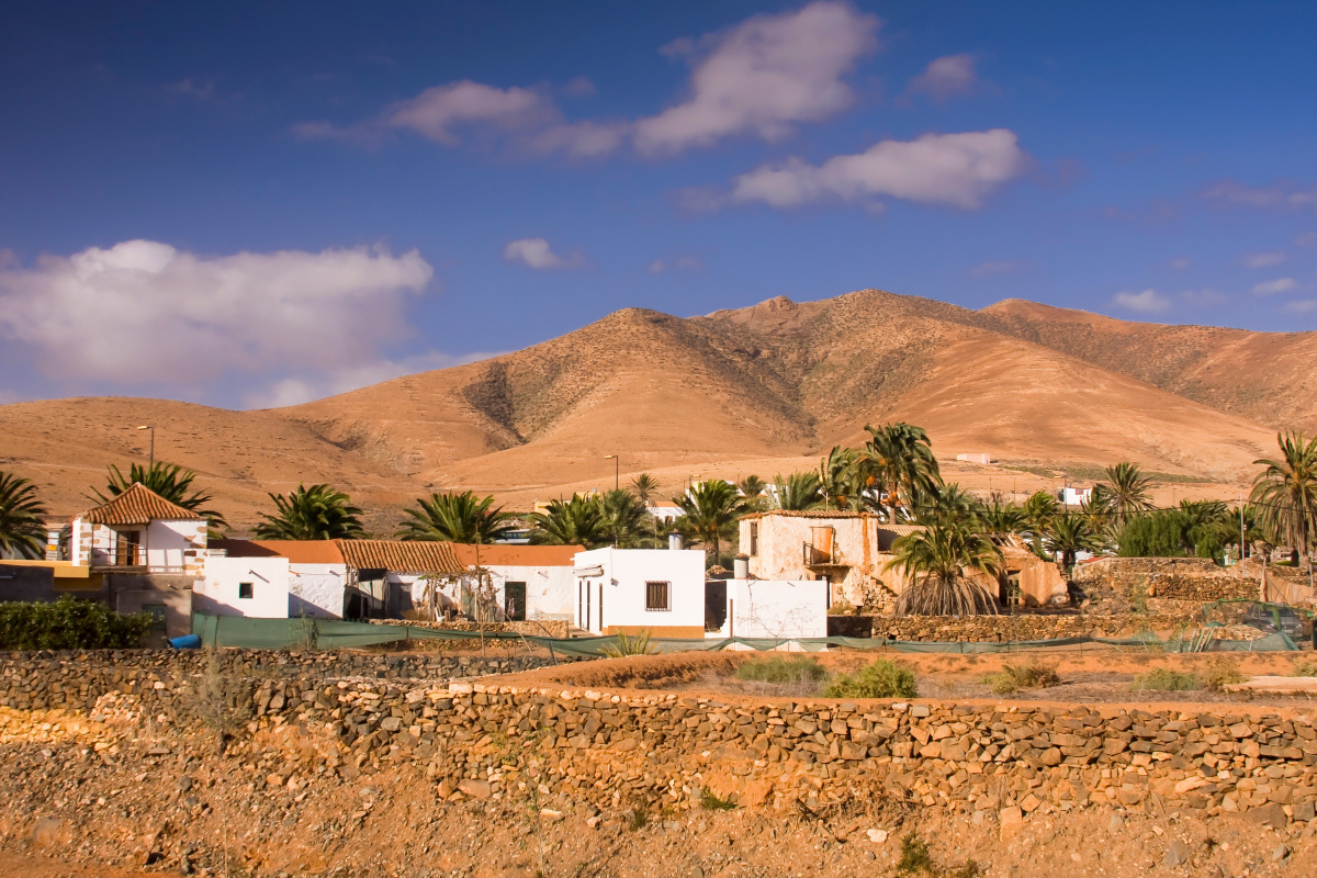 une finca, ancienne propriété aménagée, à Fuerteventura, dans les Canaries