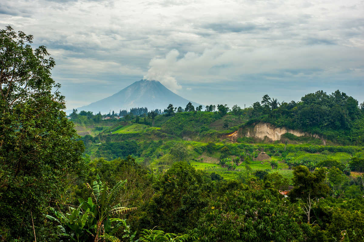 Volcan de Sumatra, Indonésie