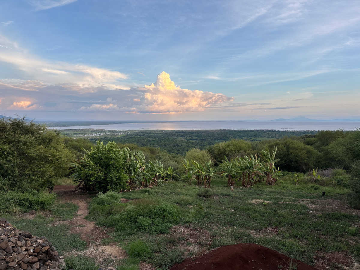 Vue depuis le campement Migombani sur le Lac Manyara en Tanzanie
