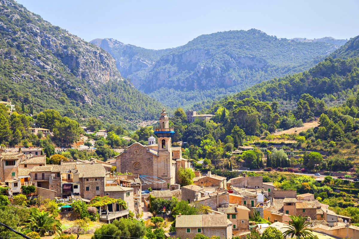 Vue du village de Valldemosa, Majorque