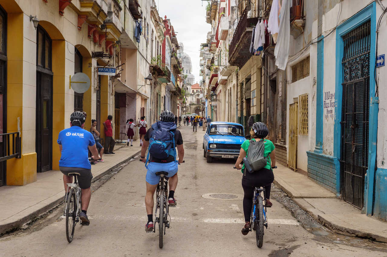 A vélo dans La Havane