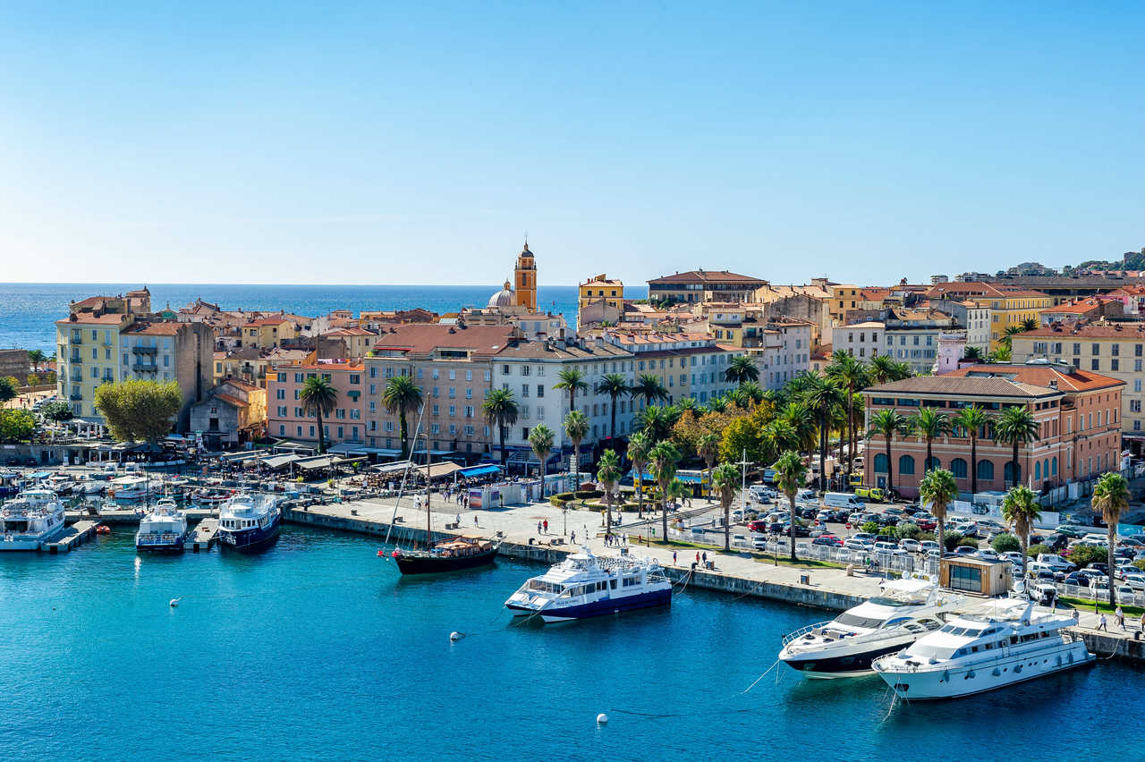 Ajaccio, le port maritime, Corse