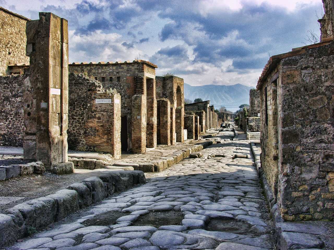 Allées de Pompei sur la Côte amalfitaine
