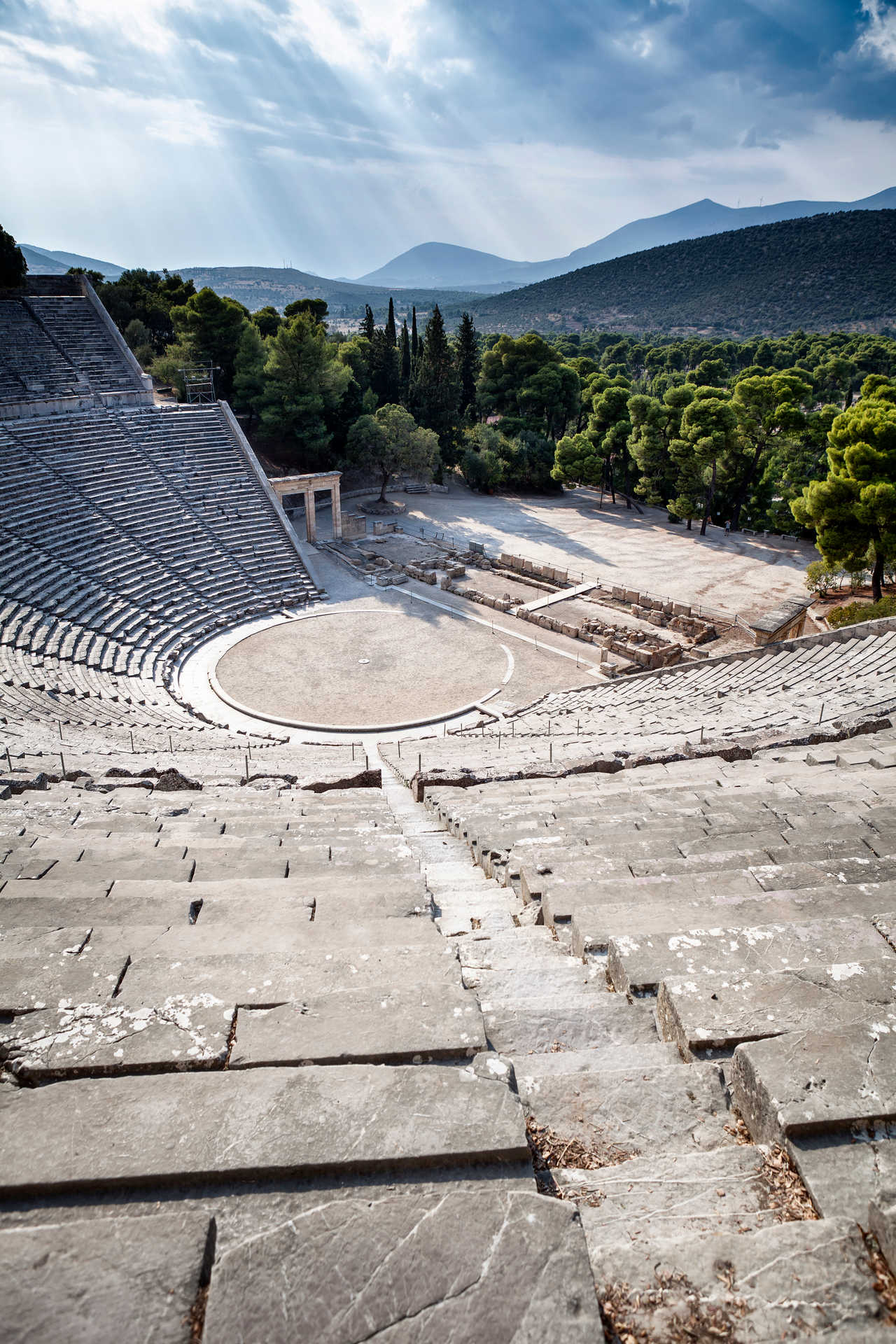 Amphithéâtre d'Épidaure en Grèce