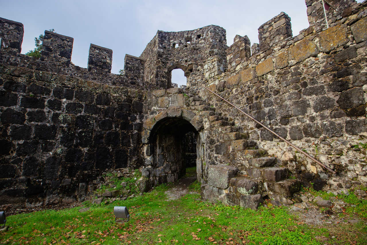 Ancienne forteresse médiévale byzantine Gonio, Batoumi, Géorgie