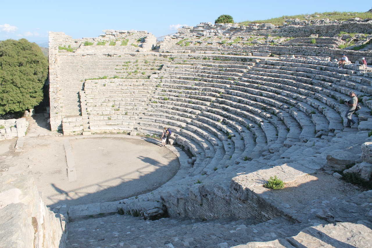 Arène de Segeste, Sicile enItalie