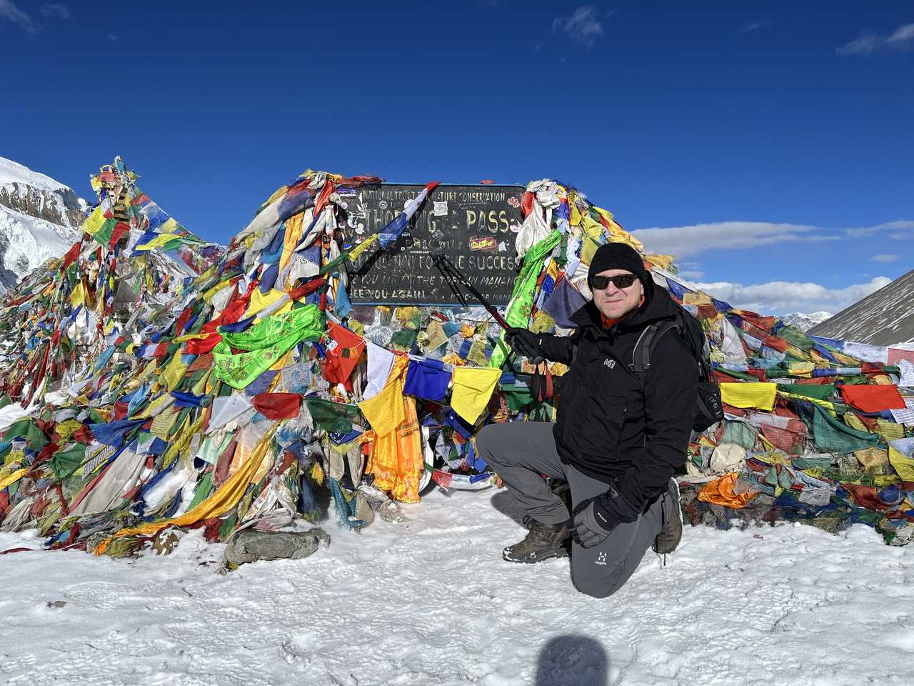 Arrivée au Col de Thorong